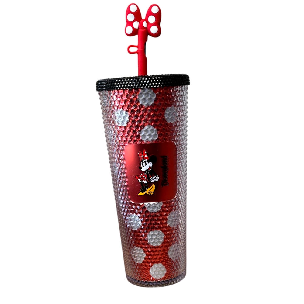 Red and Silver Minnie Mouse Tumbler